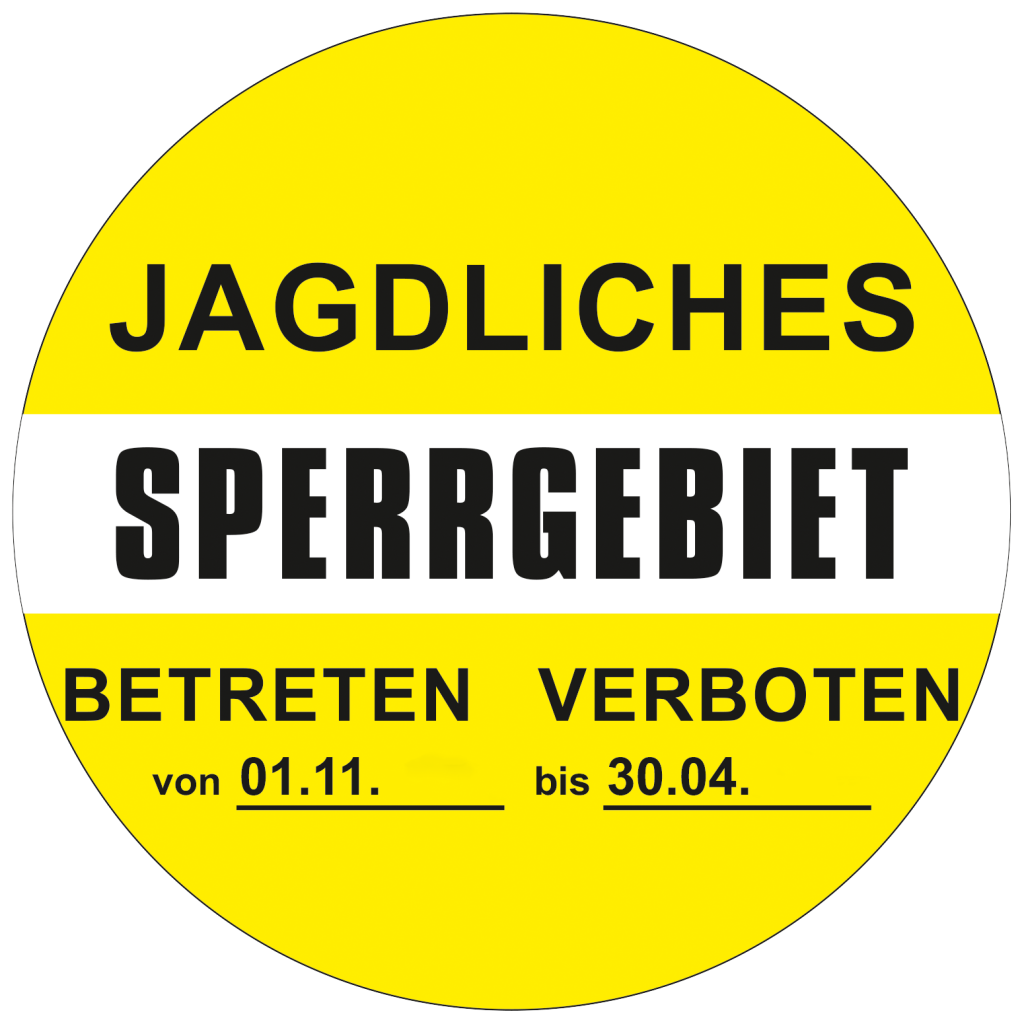 Jagdliches Sperrgebiet